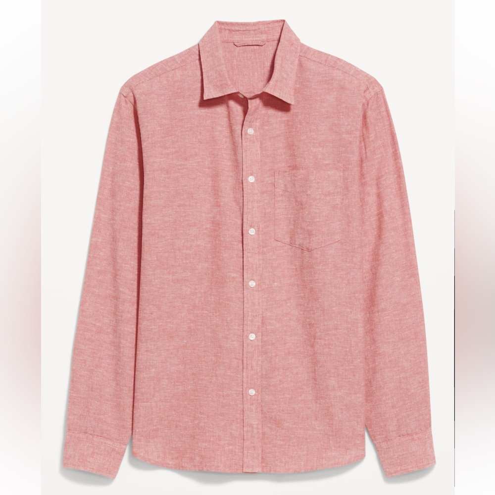 BNWOT Old Navy Classic fit linen blend shirt - size medium